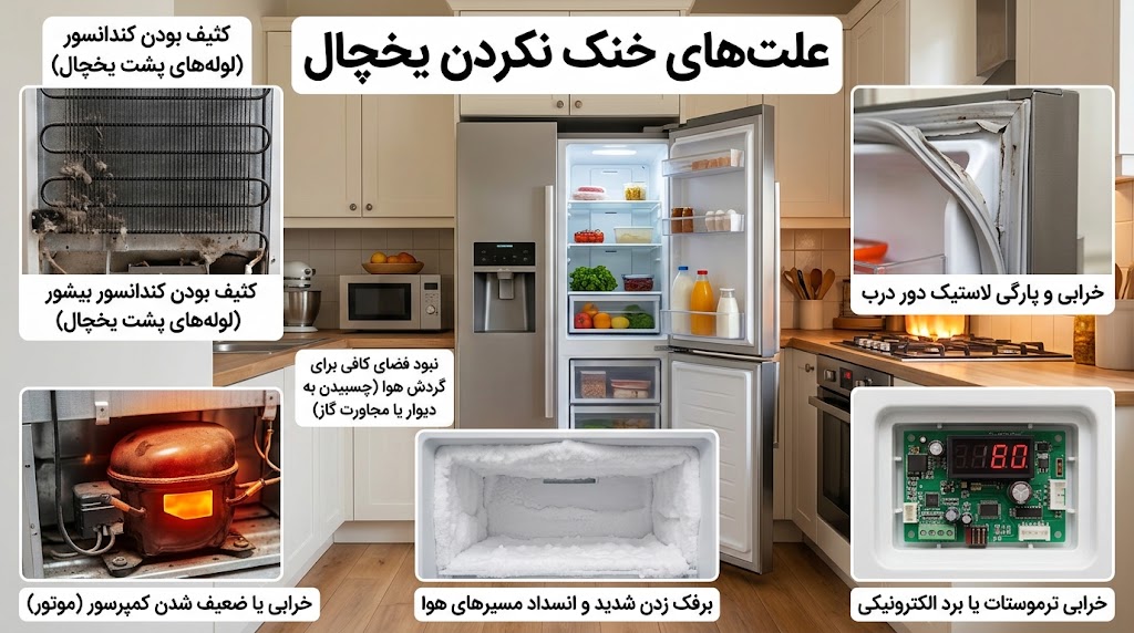 تعمیر یخچال در قم